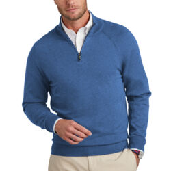 Cotton Stretch 1/4 Zip Sweater Thumbnail