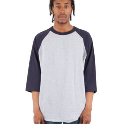 Unisex Three-Quarter Sleeve Raglan T-Shirt Thumbnail