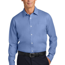 Wrinkle Free Stretch Pinpoint Spread Collar Shirt Thumbnail