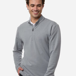 Men's Stretch Quarter-Zip Fleece Pullover Thumbnail
