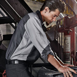 Men's Long Sleeve Automotive Crew Shirt Thumbnail