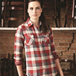 Women's Vintage Brushed Flannel Shirt Thumbnail