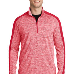 PosiCharge ® Electric Heather Colorblock 1/4 Zip Pullover Thumbnail