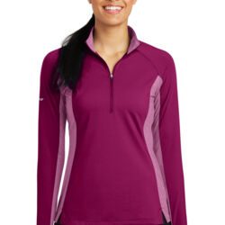 Women's Sport Wick ® Stretch Contrast 1/4 Zip Pullover Thumbnail