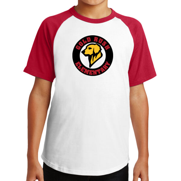 T-Shirt - Youth Short Sleeve Colorblock Raglan Jersey Thumbnail