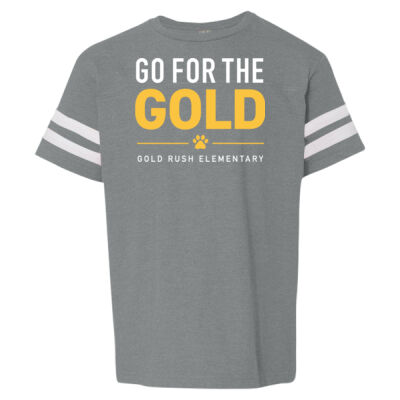 Gold Rush - Youth Football Fine Jersey Tee Thumbnail