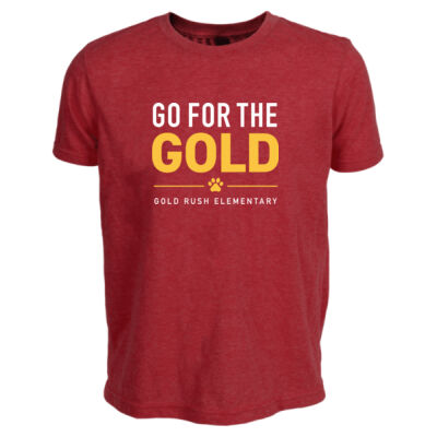 Gold Rush - Youth Poly-Rich T-Shirt Thumbnail