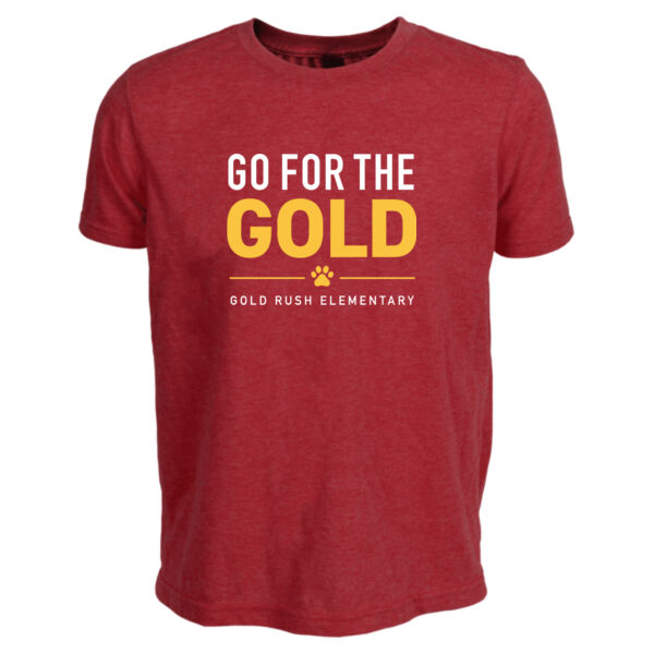 Gold Rush - Youth Poly-Rich T-Shirt Thumbnail