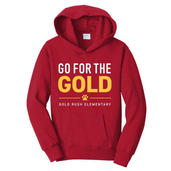 Gold Rush - Youth Fan Favorite Fleece Pullover Hooded Sweatshirt Thumbnail
