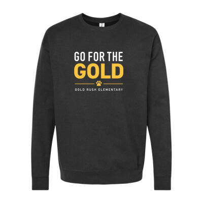 Gold Rush - Unisex Fleece Crewneck Sweatshirt Thumbnail