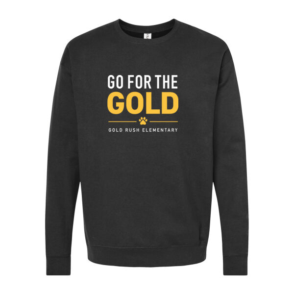 Gold Rush - Unisex Fleece Crewneck Sweatshirt Thumbnail