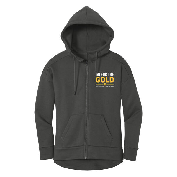 Gold Rush - Women's Perfect Weight ® Fleece Drop Shoulder Full Zip Hoodie Thumbnail