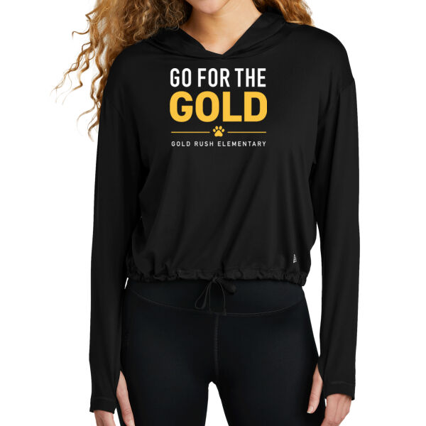 Gold Rush - Ladies Power Long Sleeve Hoodie Thumbnail