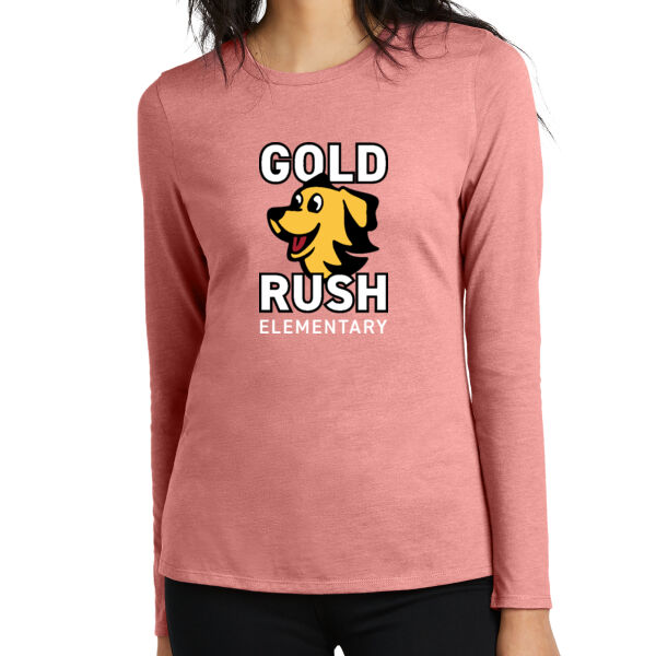 Gold Rush - Women's Perfect Blend ® CVC Long Sleeve Tee Thumbnail