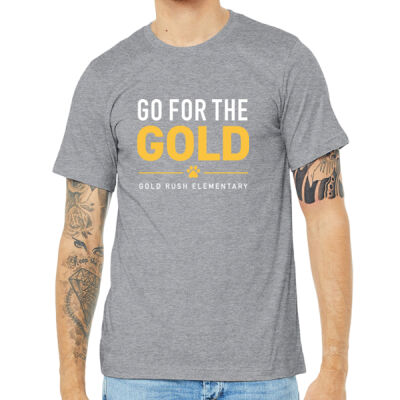 Gold Rush - Unisex Heather CVC Short Sleeve Tee Thumbnail