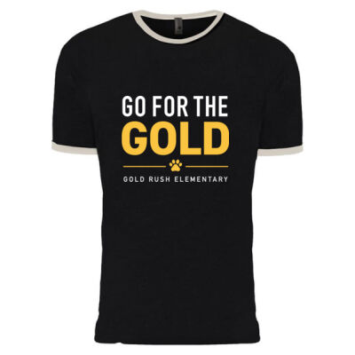 Gold Rush - Cotton Ringer T-Shirt Thumbnail