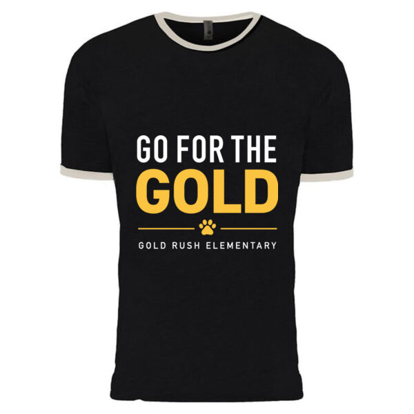 Gold Rush - Cotton Ringer T-Shirt Thumbnail