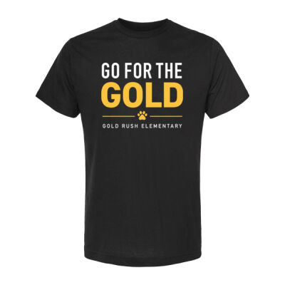 Gold Rush - Unisex Poly-Rich T-Shirt Thumbnail