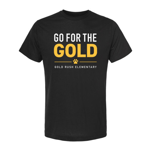 Gold Rush - Unisex Poly-Rich T-Shirt Thumbnail