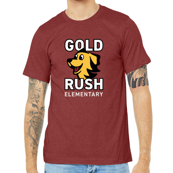 Gold Rush - Unisex Heather CVC Short Sleeve Tee Thumbnail