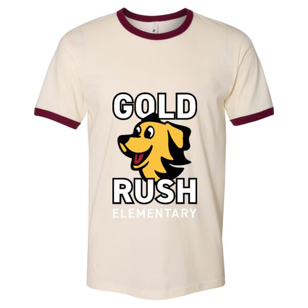 Gold Rush - Cotton Ringer T-Shirt Thumbnail