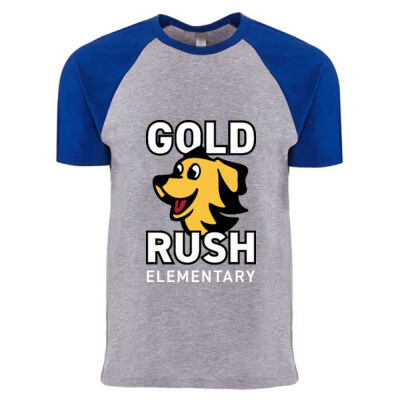 Gold Rush - Cotton Raglan T-Shirt Thumbnail