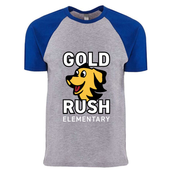 Gold Rush - Cotton Raglan T-Shirt Thumbnail