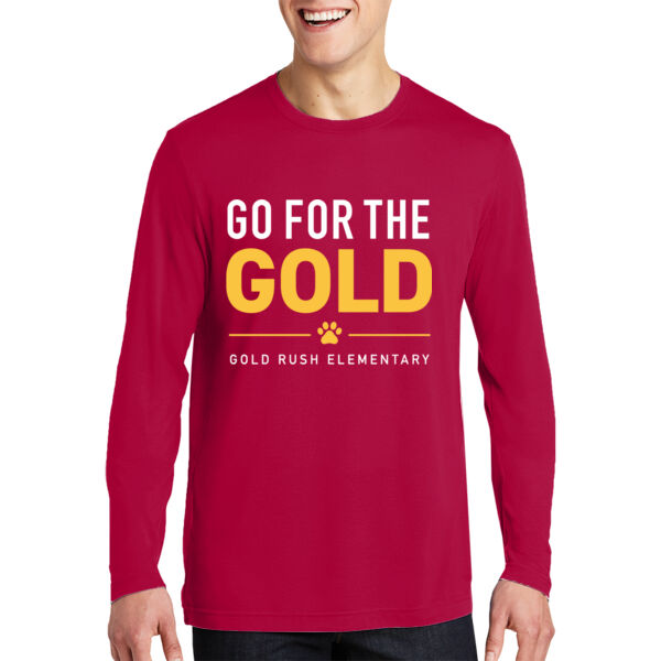 Gold Rush - Long Sleeve PosiCharge ® Competitor Cotton Touch Tee Thumbnail