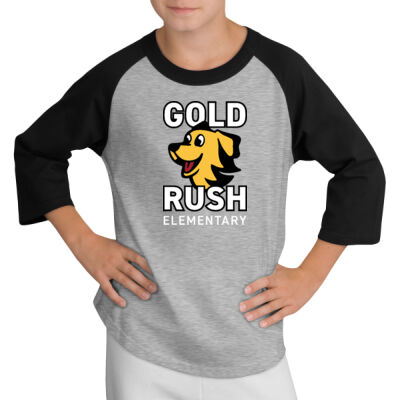 Gold Rush - Youth Colorblock Raglan Jersey Thumbnail