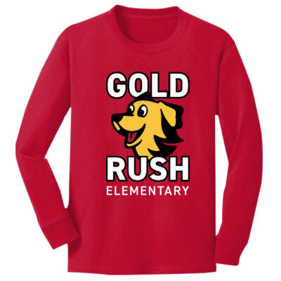 Gold Rush - Youth Long Sleeve Core Cotton Tee Thumbnail