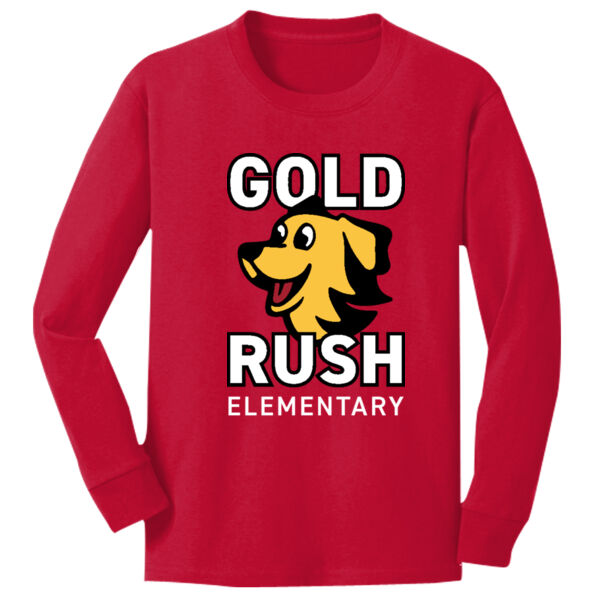 Gold Rush - Youth Long Sleeve Core Cotton Tee Thumbnail